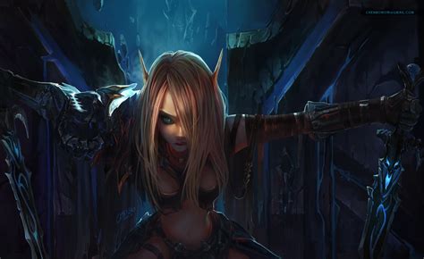 Blood Elf Dk World Of Warcraft Fan Art Fanpop