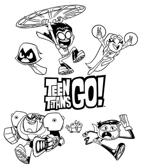 Top 60 Printable Teen Titans Go Coloring Pages Online Coloring Pages