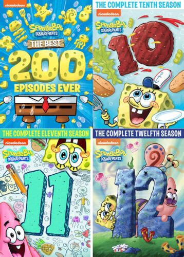 Spongebob Squarepants The Complete Seasons 1 12 Dvd Sets Best 200 Episodes 10 11 Ebay