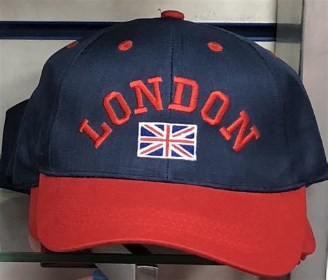 Baseball Cap Blue Red London Union Jack Lambert Souvenirs