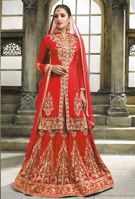 See more ideas about indian outfits, indian dresses, indian fashion. Semi Stitched Red Georgette Sharara Suit #Pure #Chiffon # ...