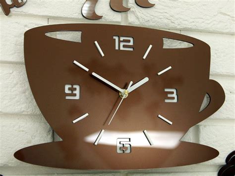 Clock To Kitchen Kitchen Clock Wall Clock Coffe Time Etsy Wall