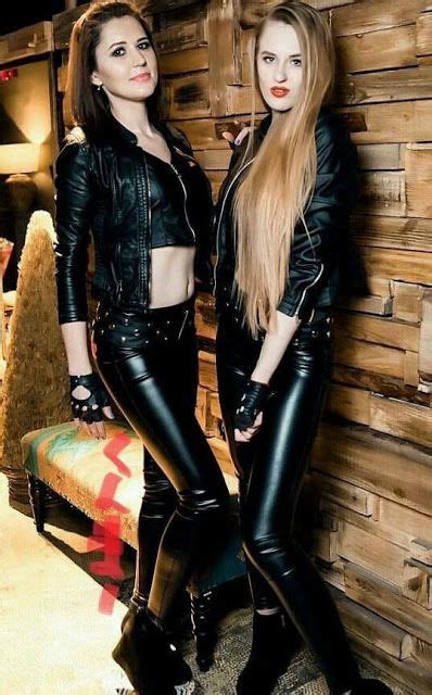 Lovely Ladies In Leather Miscellaneous Leather 91 Tight Pants And Shiny Leggings Part