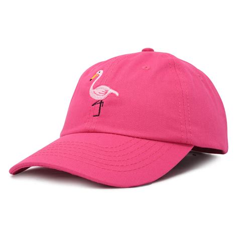 Dalix Flamingo Hat Womens Baseball Cap In Hot Pink