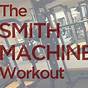 Smith Machine Workout Poster