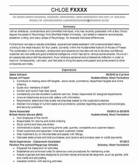 Secondly, due to lack of work experiences, you must include only the most relevant experiences. 287 Psychology CV Examples | Psychology CVs | LiveCareer