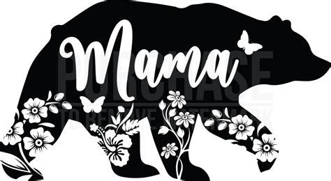 Mama Bear Svg Forest Svg Mother’s Day Svg