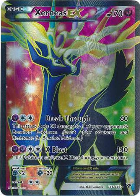 Search based on card type, energy type, format, expansion, and much more. Pokemon X Y X Y Base Set Single Card Ultra Rare Holo Full Art Xerneas EX 146 - ToyWiz