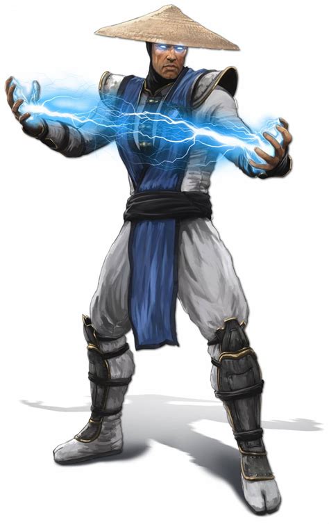 Raiden From The Mortal Kombat Series Game Art Hq