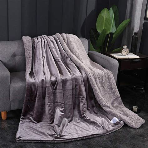 Home Textile Blanket Summer Solid Color Super Warm Soft Blankets Throw