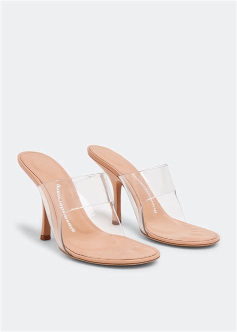 alexander wang nudie 105 sandals for women beige in uae level shoes