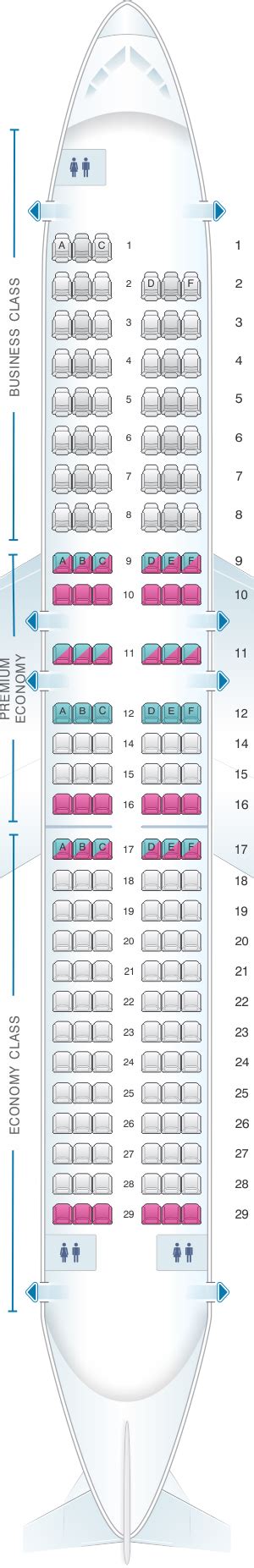 Plan De Cabine Air France Airbus A320 Europe Seatmaestrofr