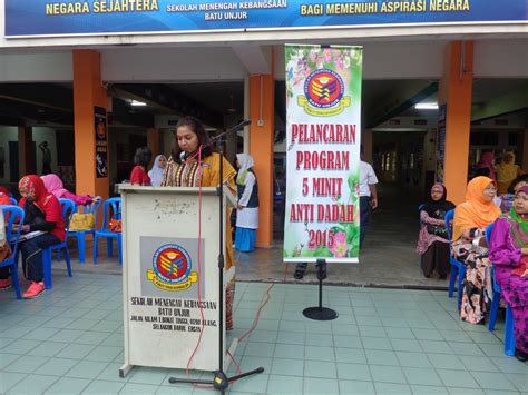 Kertas kerja kejohanan sukan tahunan. PPDa SMK BATU UNJUR KLANG : PROGRAM LIMA MINIT ANTI DADAH