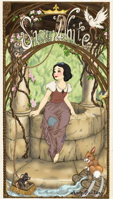 Snow White Art Nouveau Disney Princess Fan Art 17010991 Fanpop