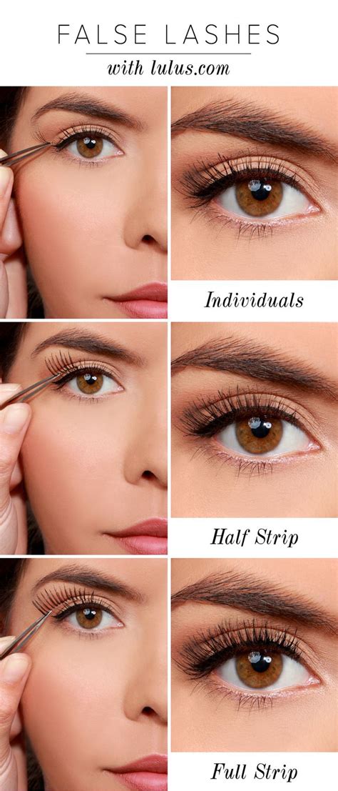You've heard about latisse and how it helps grow longer, thicker, darker lashes. 10 Ways to Apply False Eyelashes Properly - Pretty Designs