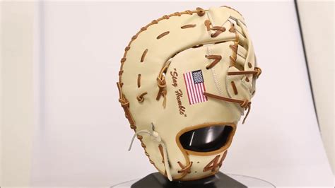 44 Pro Custom Baseball Glove Signature Series Blonde Tan 1b Mitt H Web Youtube