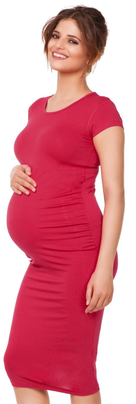 happy mama womens pregnancy maternity stretch bodycon dress short sleeve 183p ebay