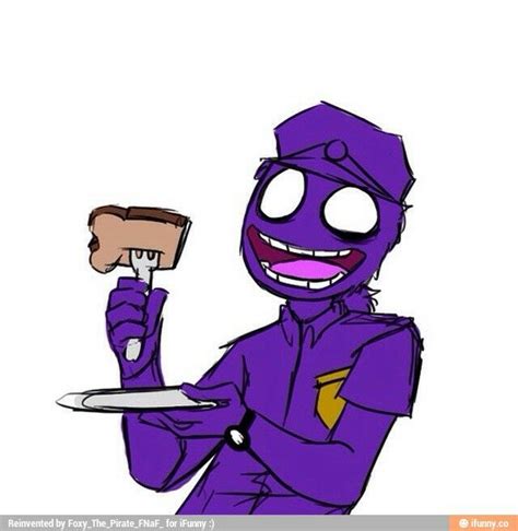 Vincent Loves His Toast Mixed Style Purple Guy Fnaf F