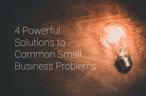 4 Solutions To Common Small Business Problems Metro Sales Inc