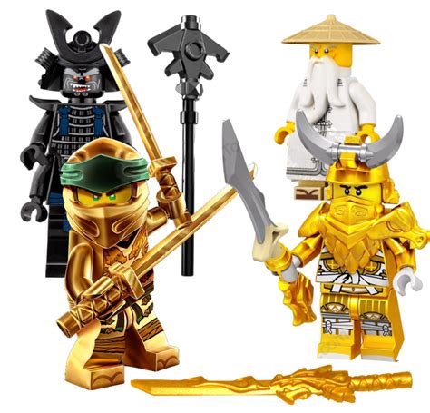 Lego Ninjago Golden Ninja Lloyd Garmadon Gold Dragon Master