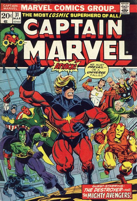 Captain Marvel Vol 1 31 Marvel Comic Books Marvel Comics Covers