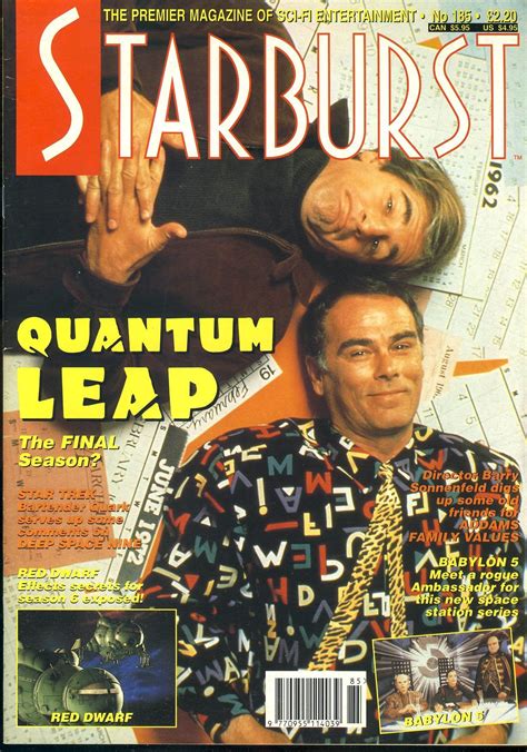 Starburst Magazine No185 Quantum Leap Ref10016in Very Good Condition