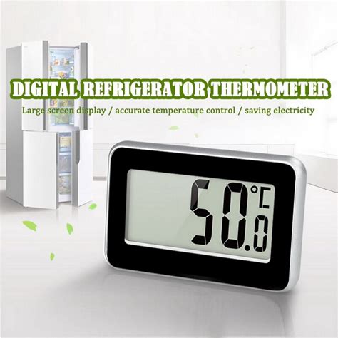 Lcd Digitale Scherm Precisie Koelkast Thermometer Verstelbare Stand