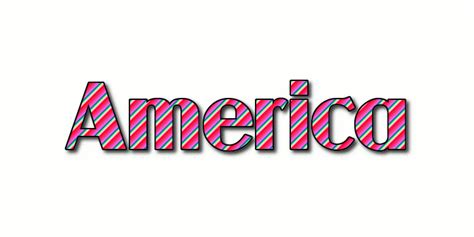 America Logo Free Logo Design Tool From Flaming Text