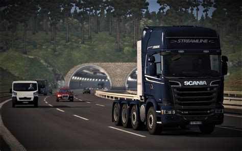 Hintergrundbilder Scania Euro Truck Simulator 2 Amerikanischer Lkw
