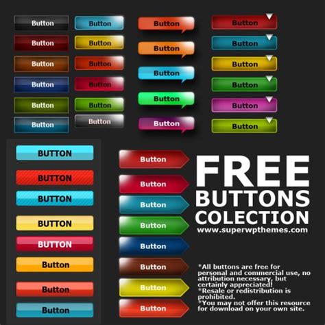 80 Prefect Free Psd Web Buttons