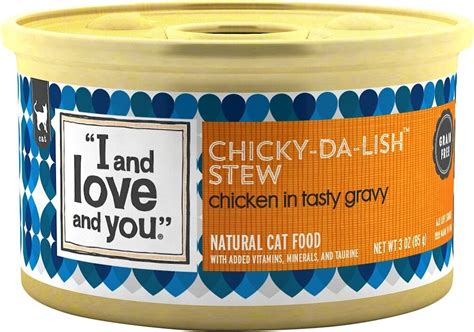 I And Love And You Chicky Da Lish Stew Grain Free Canned Cat Food 3 Oz