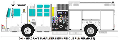 Seagrave Marauder Ii Ems Rescue Pumper Base By Misterpsychopath3001 On
