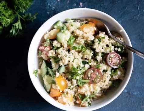 From Mediterranean Tofu Scramble To Quinoa Salad With Garlic Dijon