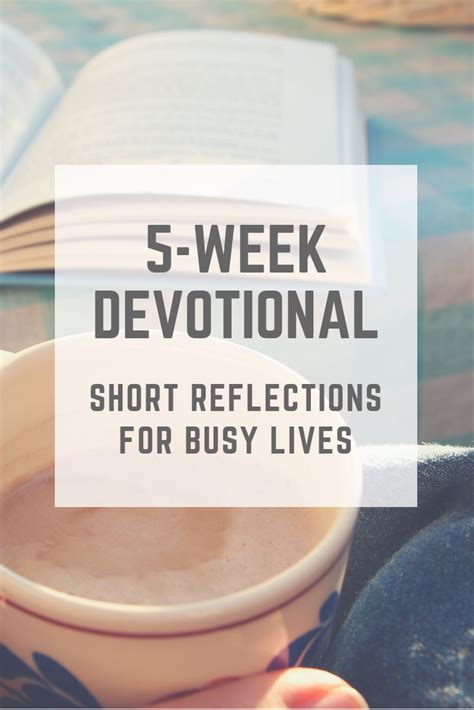 Experience 5 Weeks Of Spiritual Growth Devotionals