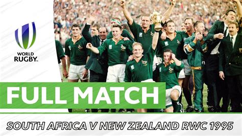 Rugby World Cup 1995 Final South Africa V New Zealand Youtube