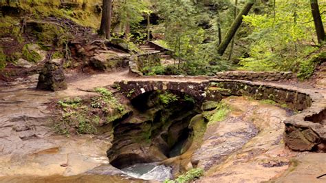 Old Mans Cave Hocking Hills State Park In Southern Ohio