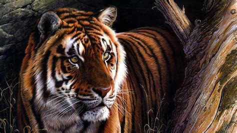 Tiger Art 4k 4563 Wallpaper
