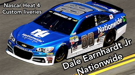 Making Dale Earnhardt Jrs Nationwide Car Nascar Heat 4 Youtube