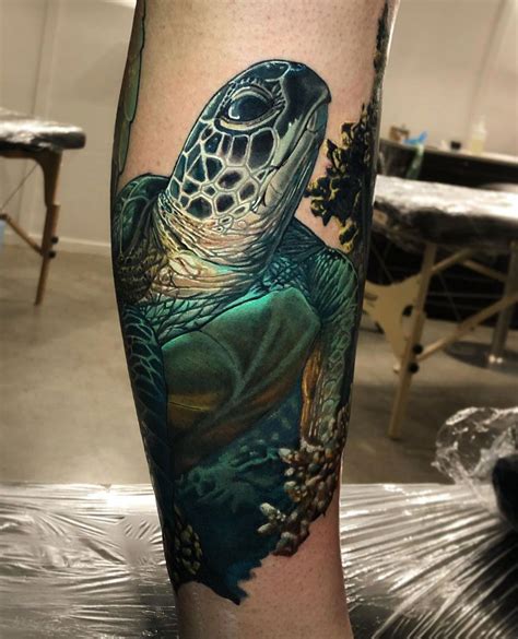 Realistic Sea Turtle Turtle Tattoo Designs Ocean Tattoos Shape Tattoo