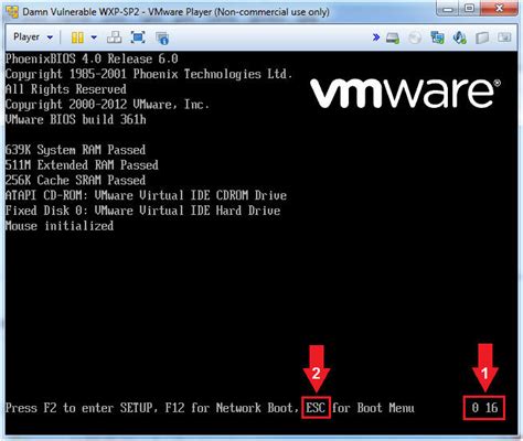 Damn Vulnerable Windows Xp Lesson 7 How To Increase The Vmware Boot