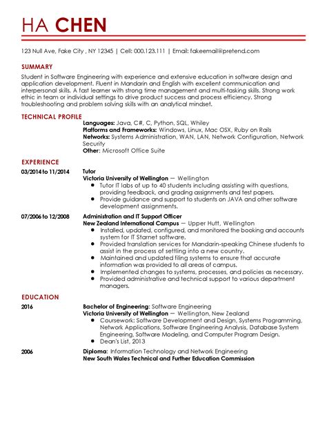 An excellent resume and cv sample for a software engineer position to get more interviews in the year 2021. Professional Resume For Software Engineer - Resume Templates: Entry-level software engineer