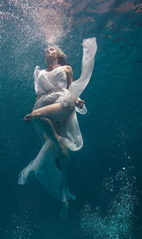 Dress By Wendell Rodricks Underwater Photoshoot Underwater Model