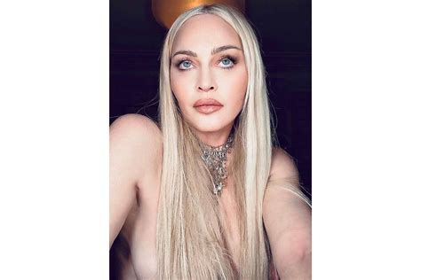 Madonna Posts Sexy Topless Selfies To Her Instagram