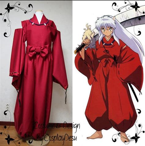 Inuyasha Cosplay Outfit From Inuyasha By Cosplaydesu On Etsy 16000