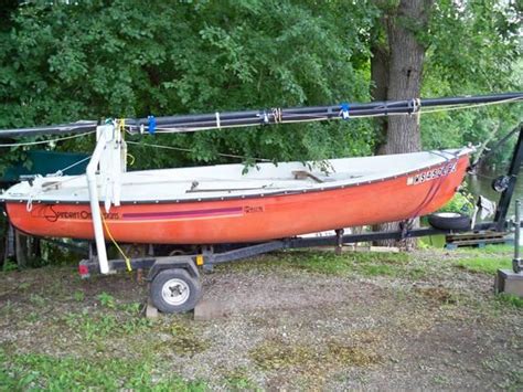 15 Spindrift Rascal Fiberglass Sailboat With Trailer For Sale In