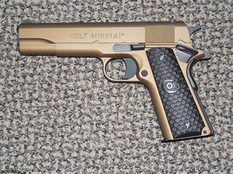 Colt Government Model 45 Acp In Burnt Bronze Finish Reduced
