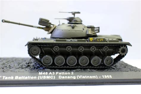 Altaya 172 Escala M48 A3 Patton 2 Tanque 1st Tank Batalhão Usmc
