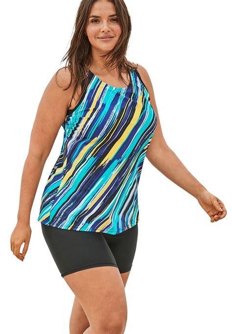 Swimsuitsforall Swimsuits For All Womens Plus Size Longer Length