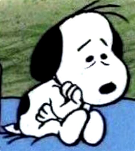 Sad Snoopy By Bradsnoopy97 On Deviantart