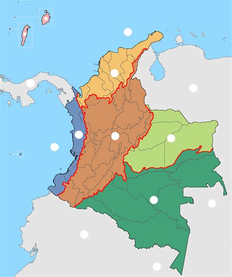 Juegos De Geografía Juego De Regiones Principales De Colombia Cerebriti